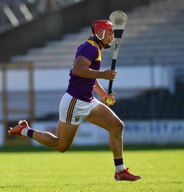 Kilkenny , Ireland - 26 June 2021; Lee Chin of Wexford during the Leinster GAA Hurling Senior Championship Quarter-Final match between Wexford and...