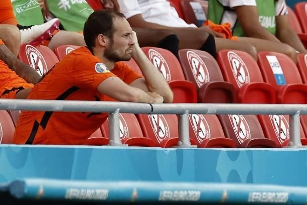 Daley Blind of Holland during the UEFA EURO 2020 match between the Netherlands and the Czech Republic at Puskas Arena on June 27, 2021 in Budapest,...