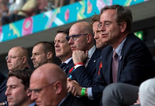 Peter Fousek, President of the Football Association of the Czech Republic, Aleksander eferin, UEFA President, Justinus Jacobus Bernardus Maria Spee,...