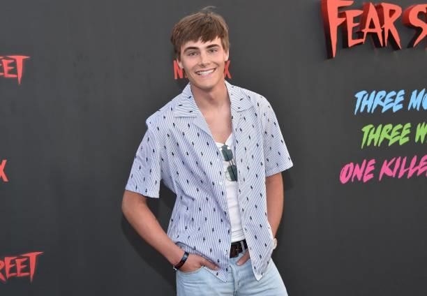 Actor Kevin Quinn arrives for the Netflix premiere of "Fear Street Trilogy