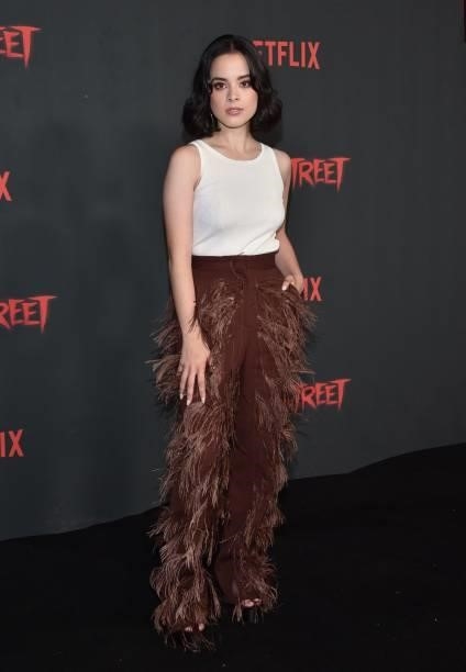 Actress Julia Rehwald arrives for the Netflix premiere of "Fear Street Trilogy
