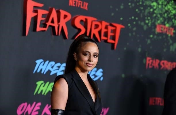Actress Kiana Madeira arrives for the Netflix premiere of "Fear Street Trilogy