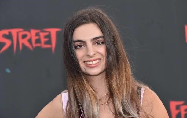 Influencer Dani Zvulun arrives for the Netflix premiere of Fear Street Trilogy at the LA Historic Park in Los Angeles on June 28, 2021.