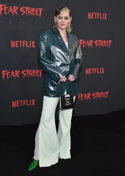 Actress Ryan Simpkins arrives for the Netflix premiere of "Fear Street Trilogy