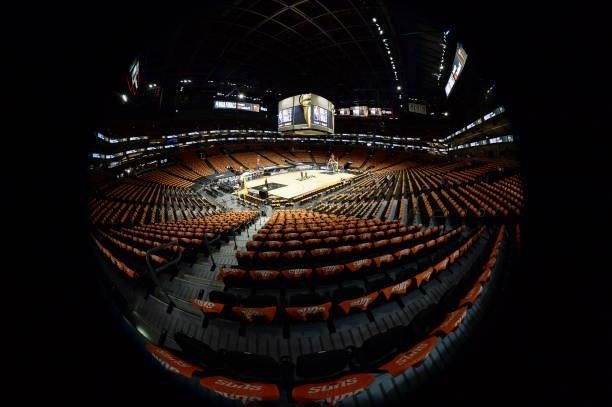 Generic image of Phoenix Suns Arena before the game between the Milwaukee Bucks and Phoenix Suns during Game One of the 2021 NBA Finals on July 6,...