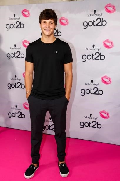 Wincent Weiss during the got2b Make-up Launch Event at Michelberger Hotel on July 8, 2021 in Berlin, Germany.