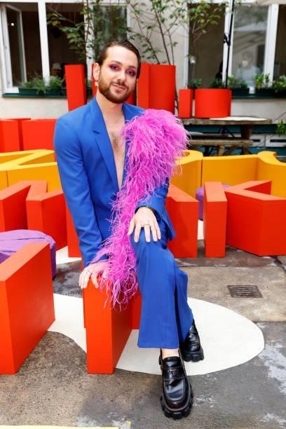 Riccardo Simonetti during the got2b Make-up Launch Event at Michelberger Hotel on July 8, 2021 in Berlin, Germany.