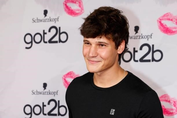 Wincent Weiss during the got2b Make-up Launch Event at Michelberger Hotel on July 8, 2021 in Berlin, Germany.