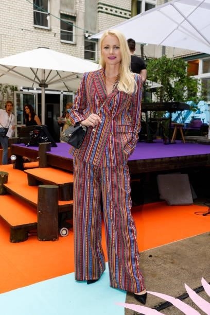 Franziska Knuppe during the got2b Make-up Launch Event at Michelberger Hotel on July 8, 2021 in Berlin, Germany.
