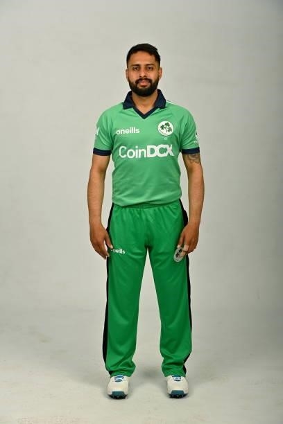 Dublin , Ireland - 9 July 2021; Simi Singh during a Cricket Ireland portrait session at Malahide Cricket Club in Dublin.