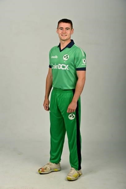 Dublin , Ireland - 9 July 2021; Josh Little during a Cricket Ireland portrait session at Malahide Cricket Club in Dublin.
