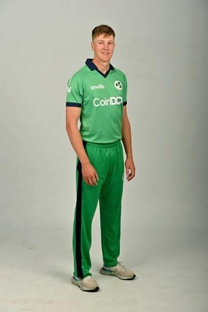 Dublin , Ireland - 9 July 2021; Harry Tector during a Cricket Ireland portrait session at Malahide Cricket Club in Dublin.