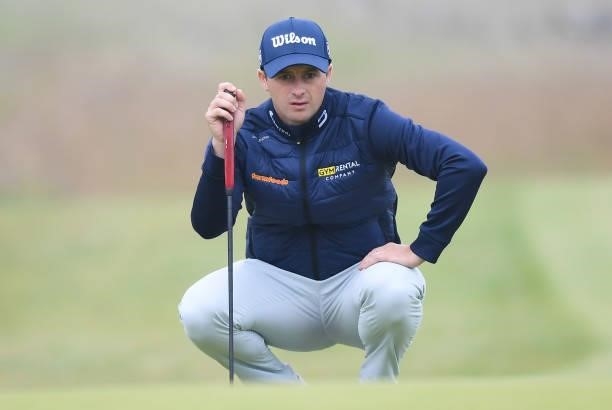 David Law is pictured during day two of the abrdn Scottish Open at the Renaissance Club on July 09 in North Berwick, Scotland.