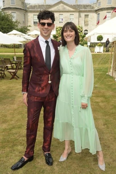 Matt Richardson and Sam Rollinson attend Cartier Style Et Luxe at the Goodwood Festival Of Speed at Goodwood Racecourse on July 11, 2021 in...