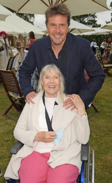 Helen Stewart and Mark Stewart attend Cartier Style Et Luxe at the Goodwood Festival Of Speed at Goodwood Racecourse on July 11, 2021 in Chichester,...