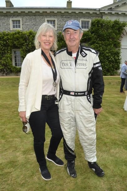Annette Mason and Nick Mason attend Cartier Style Et Luxe at the Goodwood Festival Of Speed at Goodwood Racecourse on July 11, 2021 in Chichester,...