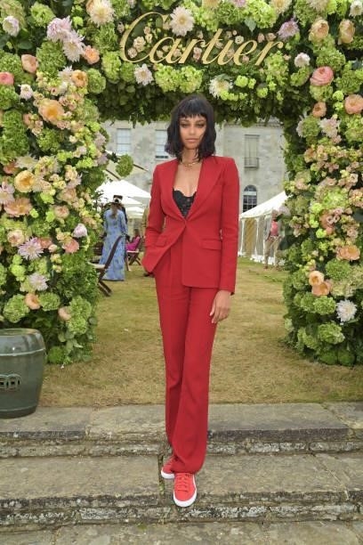 Ella Balinska attends Cartier Style Et Luxe at the Goodwood Festival Of Speed at Goodwood Racecourse on July 11, 2021 in Chichester, England.
