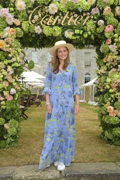 Rosie Tapner attends Cartier Style Et Luxe at the Goodwood Festival Of Speed at Goodwood Racecourse on July 11, 2021 in Chichester, England.
