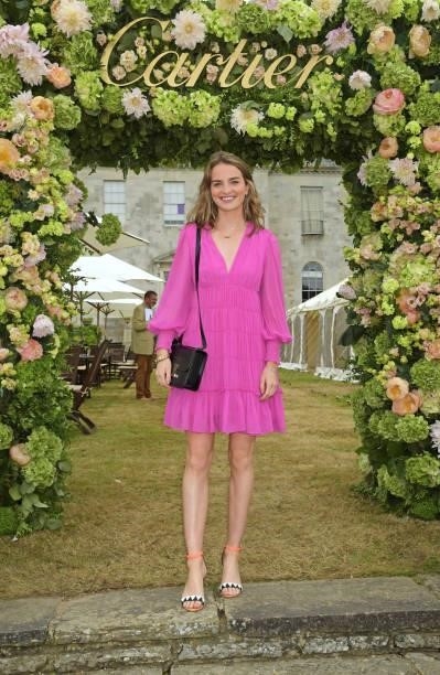Catie Munnings attends Cartier Style Et Luxe at the Goodwood Festival Of Speed at Goodwood Racecourse on July 11, 2021 in Chichester, England.