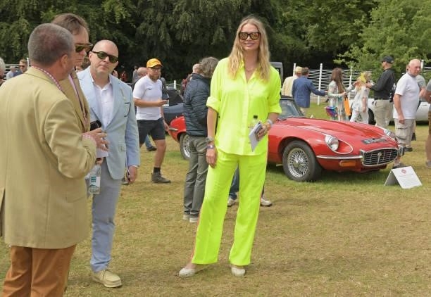 Sir Jony Ive and Jodie Kidd attend Cartier Style Et Luxe at the Goodwood Festival Of Speed at Goodwood Racecourse on July 11, 2021 in Chichester,...