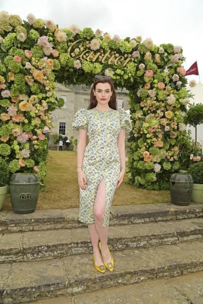 Charli Howard attends Cartier Style Et Luxe at the Goodwood Festival Of Speed at Goodwood Racecourse on July 11, 2021 in Chichester, England.