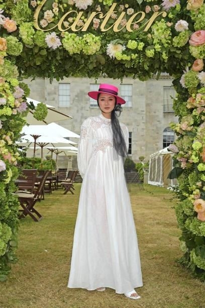 Betty Bachz attends Cartier Style Et Luxe at the Goodwood Festival Of Speed at Goodwood Racecourse on July 11, 2021 in Chichester, England.