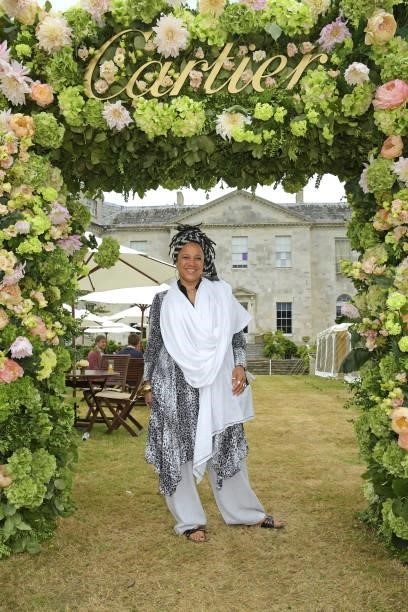 Nimmy March attends Cartier Style Et Luxe at the Goodwood Festival Of Speed at Goodwood Racecourse on July 11, 2021 in Chichester, England.