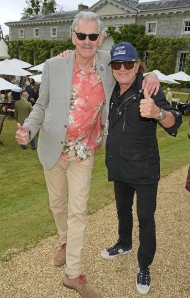 Professor Gordon Murray and Brian Johnson attend Cartier Style Et Luxe at the Goodwood Festival Of Speed at Goodwood Racecourse on July 11, 2021 in...