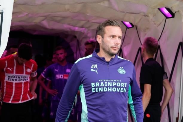 Jorn Wolf of PSV during the Club Friendly match between VFL Osnabruck v PSV at the Bremer Brucke on July 10, 2021 in Osnabruck Germany