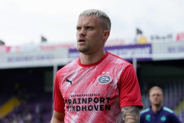 Philipp Max of PSV during the Club Friendly match between VFL Osnabruck v PSV at the Bremer Brucke on July 10, 2021 in Osnabruck Germany