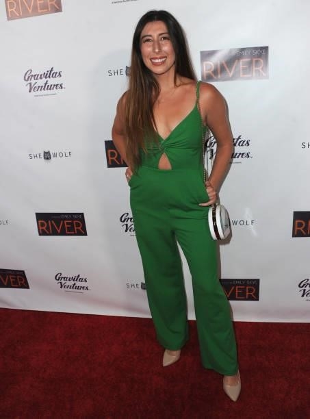 Carolina Alvarez attends the Premiere Of "River