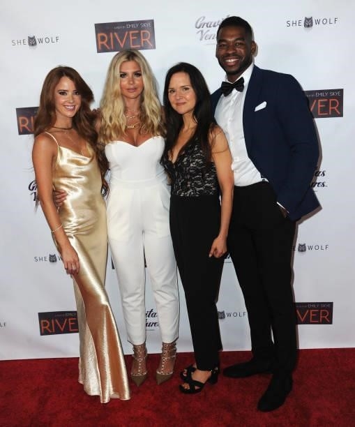 Mary Cameron Rogers, Emily Skye, Becki Hayes and Rob Marshall attend the Premiere Of "River