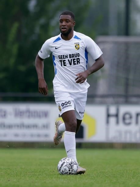 Riechedly Bazoer of Vitesse during the Club Friendly match between Vitesse v OFI Kreta at the Voetbalvereniging RKSV Driel on July 13, 2021 in Driel...