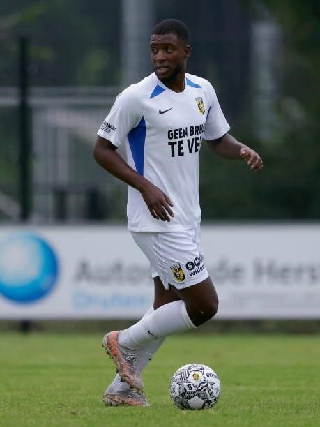 Riechedly Bazoer of Vitesse during the Club Friendly match between Vitesse v OFI Kreta at the Voetbalvereniging RKSV Driel on July 13, 2021 in Driel...