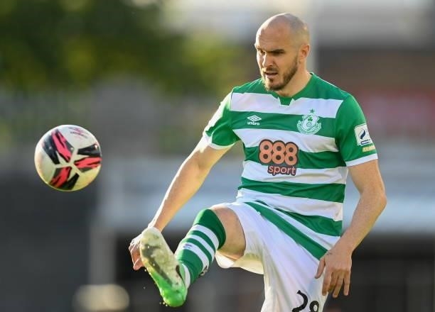Dublin , Ireland - 13 July 2021; Joey O'Brien of Shamrock Rovers during the UEFA Champions League first qualifying round second leg match between...
