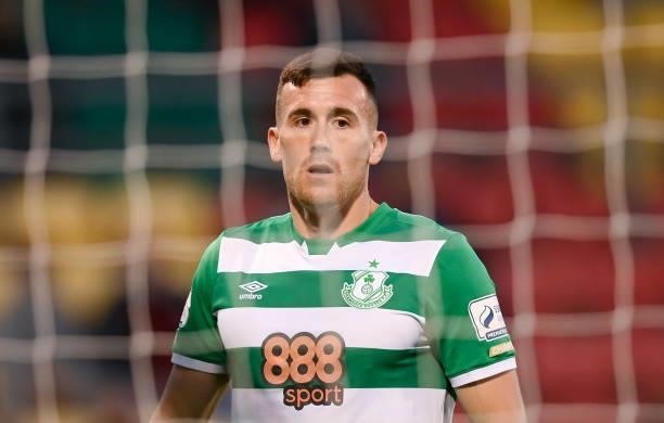 Dublin , Ireland - 13 July 2021; Aaron Greene of Shamrock Rovers during the UEFA Champions League first qualifying round second leg match between...