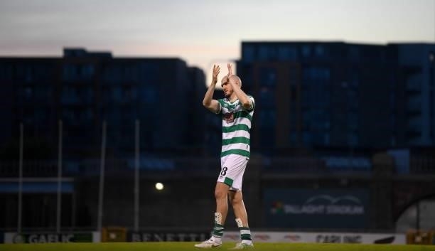 Dublin , Ireland - 13 July 2021; Joey O'Brien of Shamrock Rovers following the UEFA Champions League first qualifying round second leg match between...