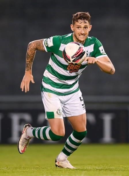 Dublin , Ireland - 13 July 2021; Lee Grace of Shamrock Rovers during the UEFA Champions League first qualifying round second leg match between...