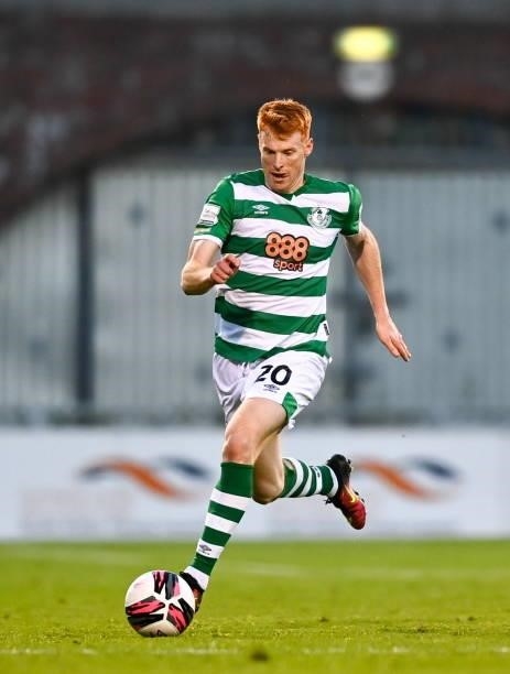 Dublin , Ireland - 13 July 2021; Rory Gaffney of Shamrock Rovers during the UEFA Champions League first qualifying round second leg match between...
