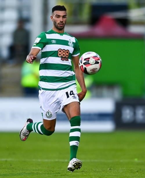 Dublin , Ireland - 13 July 2021; Danny Mandroiu of Shamrock Rovers during the UEFA Champions League first qualifying round second leg match between...