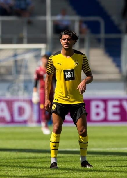 Mahmoud Dahoud in action during the 6. Schauinsland-Reisen Cup Der Traditionen match between VfL Bochum and Borussia Dortmund on July 17, 2021 in...