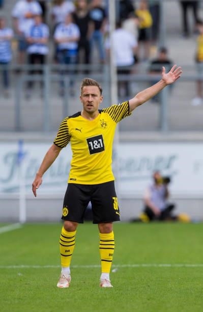 Felix Passlack in action during the 6. Schauinsland-Reisen Cup Der Traditionen match between VfL Bochum and Borussia Dortmund on July 17, 2021 in...