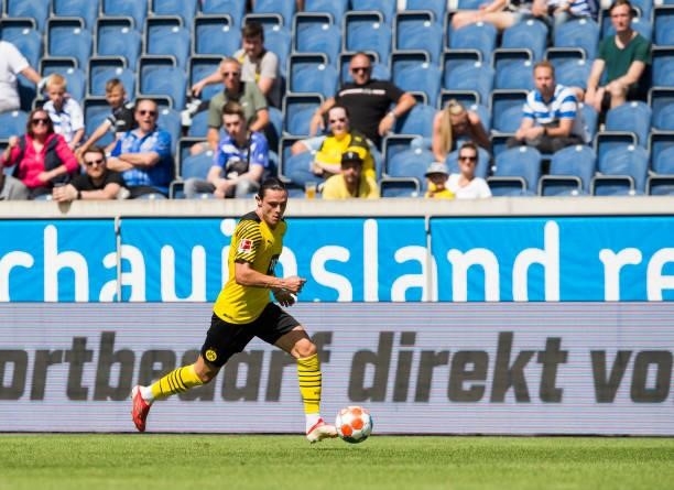 Nico Schulz in action during the 6. Schauinsland-Reisen Cup Der Traditionen match between VfL Bochum and Borussia Dortmund on July 17, 2021 in...