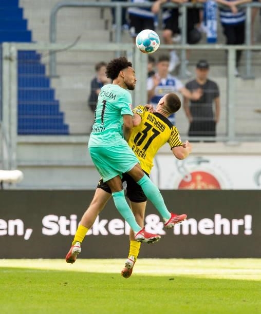 Tobias Raschl in action during the 6. Schauinsland-Reisen Cup Der Traditionen match between VfL Bochum and Borussia Dortmund on July 17, 2021 in...
