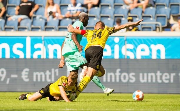Franz Pfanne in action during the 6. Schauinsland-Reisen Cup Der Traditionen match between VfL Bochum and Borussia Dortmund on July 17, 2021 in...