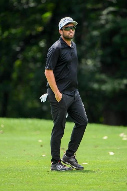 Ryan McCormick at the eighth hole during the third round of the Memorial Health Championship presented by LRS at Panther Creek Country Club on July...