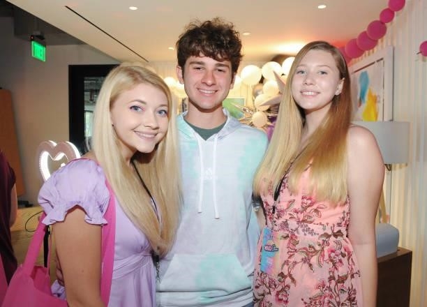 Samantha Bailey, Jax Malcolm and Brianna Bailey attend the Far Out Toys And Z Star Digital Host The VIP Cast Party For The Glo Show on July 17, 2021...