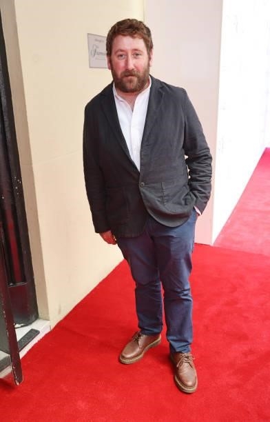 Jim Howick arrives at the South Bank Sky Arts awards at The Savoy Hotel on July 19, 2021 in London, England. The South Bank Sky Arts Awards will air...