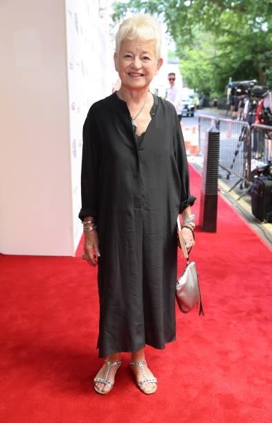 Dame Jacqueline Wilson arrives at the South Bank Sky Arts awards at The Savoy Hotel on July 19, 2021 in London, England. The South Bank Sky Arts...