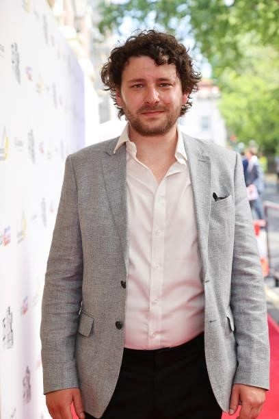 Oliver Kassman arrives at the South Bank Sky Arts awards at The Savoy Hotel on July 19, 2021 in London, England. The South Bank Sky Arts Awards will...